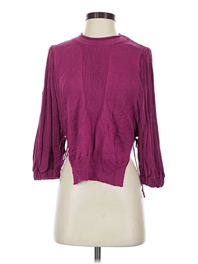 Anthropologie Cardigan Sweater In Purple