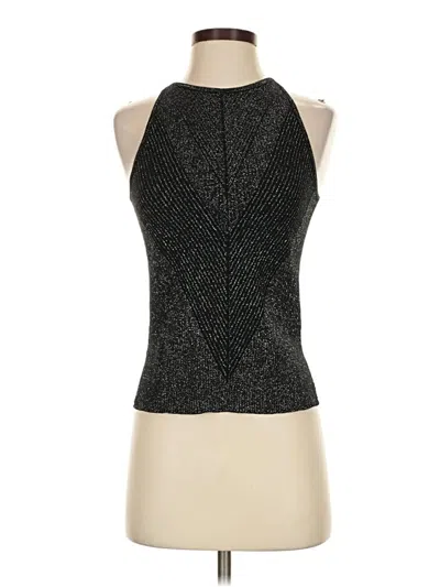 Pre-owned Anthropologie Cardigan Sweater In Silver