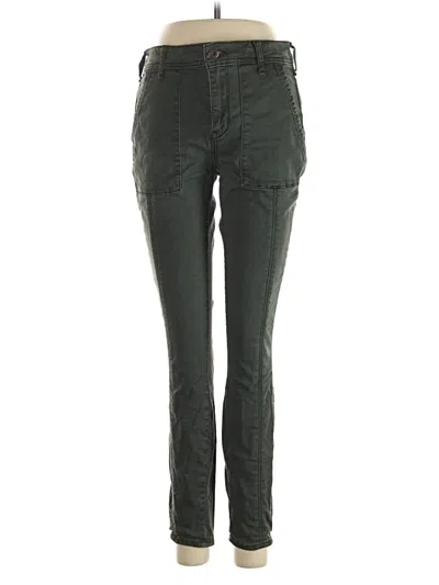 Pre-owned Anthropologie Cargo Pants In Green