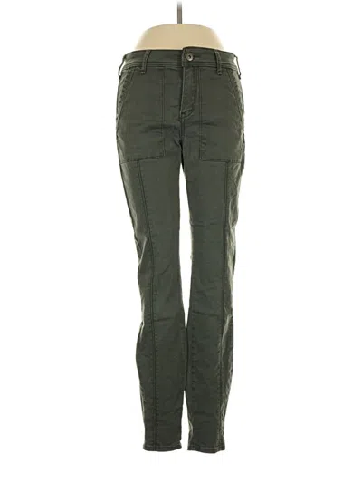 Pre-owned Anthropologie Cargo Pants In Green