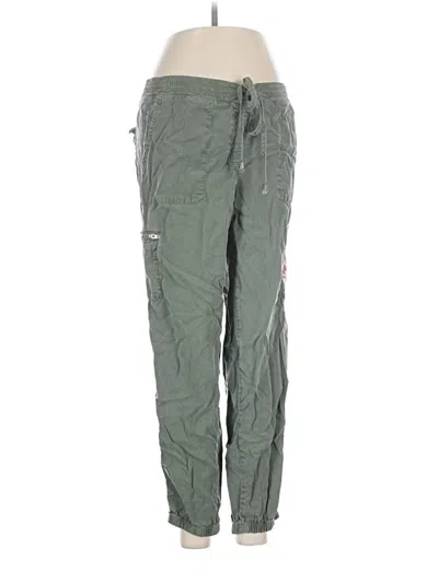 Pre-owned Anthropologie Cargo Pants In Green