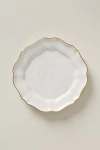 Anthropologie Casafina By Costa Nova Impressions Salad Plates, Set Of 4 In White