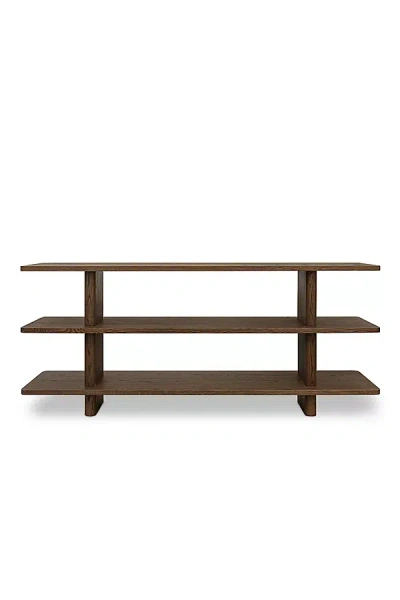 Anthropologie Casey Small Oak Bookcase In Brown