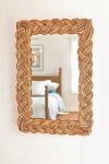 Anthropologie Castello Rattan Wall Mirror
