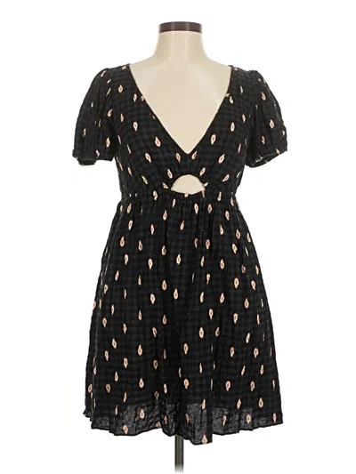 Pre-owned Anthropologie Casual Dress In Black