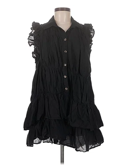 Pre-owned Anthropologie Casual Dress In Black