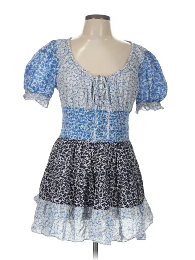 Pre-owned Anthropologie Casual Dress In Blue