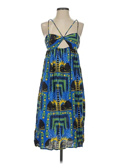 Pre-owned Anthropologie Casual Dress In Blue