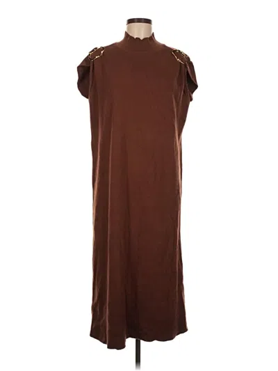 Pre-owned Anthropologie Casual Dress In Brown