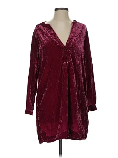 Pre-owned Anthropologie Casual Dress In Burgundy