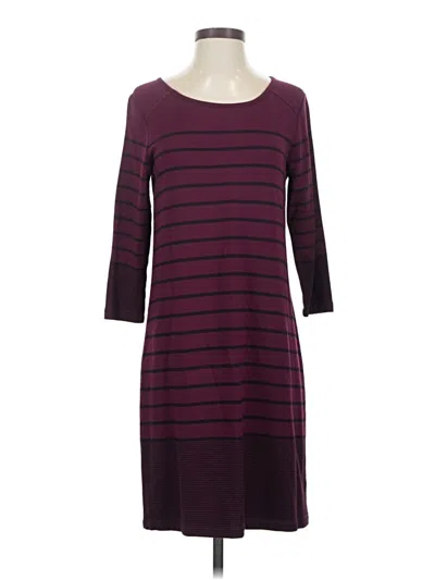 Pre-owned Anthropologie Casual Dress In Burgundy