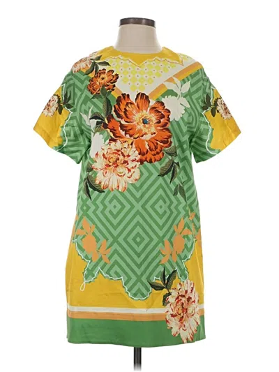 Pre-owned Anthropologie Casual Dress In Green