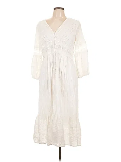 Pre-owned Anthropologie Casual Dress In Ivory