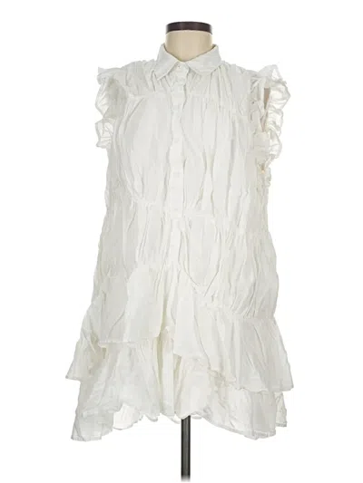 Pre-owned Anthropologie Casual Dress In Ivory