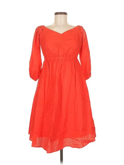 Pre-owned Anthropologie Casual Dress In Orange