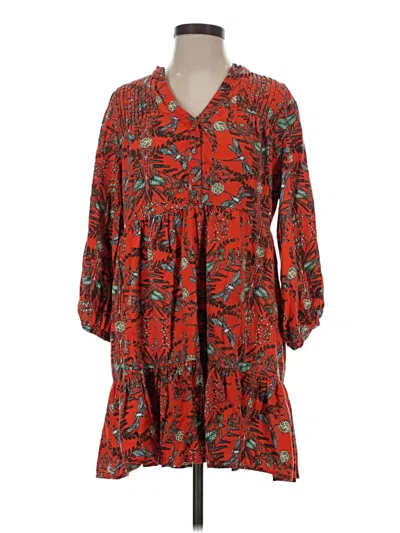 Pre-owned Anthropologie Casual Dress In Red