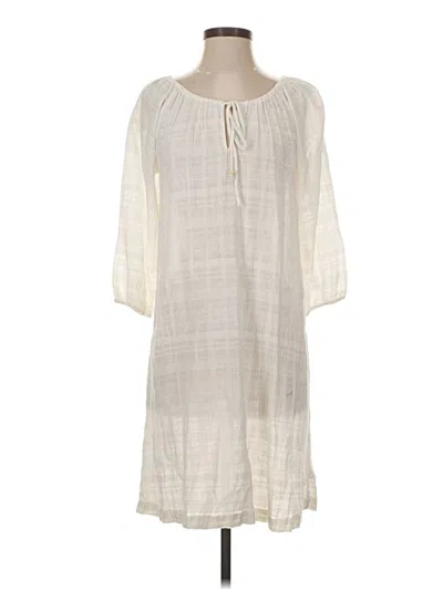Pre-owned Anthropologie Casual Dress In White