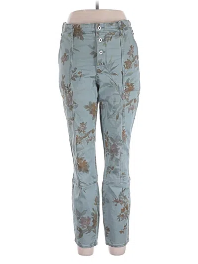 Pre-owned Anthropologie Casual Pants In Blue