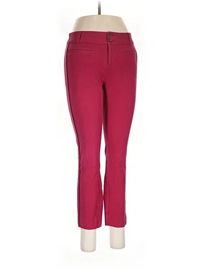 Pre-owned Anthropologie Casual Pants In Burgundy
