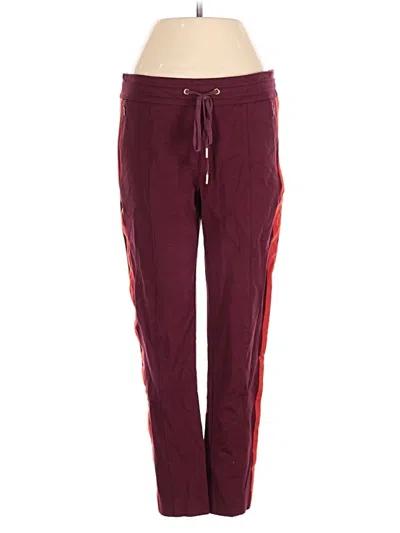 Pre-owned Anthropologie Casual Pants In Burgundy