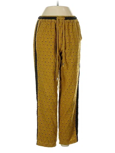 Pre-owned Anthropologie Casual Pants In Gold