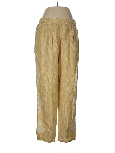 Pre-owned Anthropologie Casual Pants In Gold
