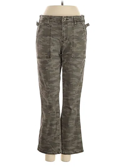 Pre-owned Anthropologie Casual Pants In Green