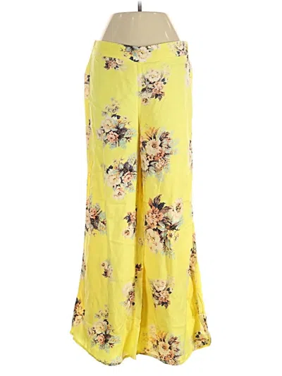 Pre-owned Anthropologie Casual Pants In Yellow