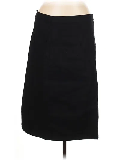 Pre-owned Anthropologie Casual Skirt In Black