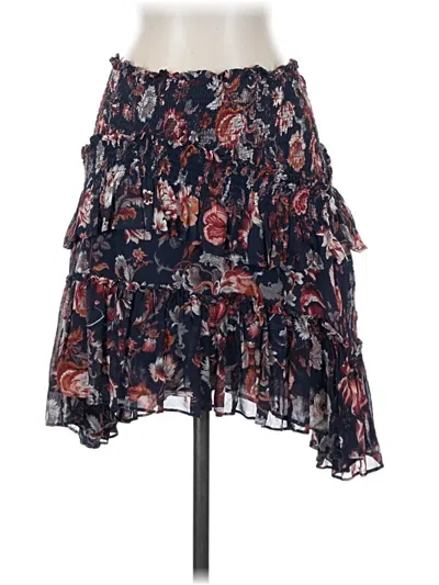Pre-owned Anthropologie Casual Skirt In Blue