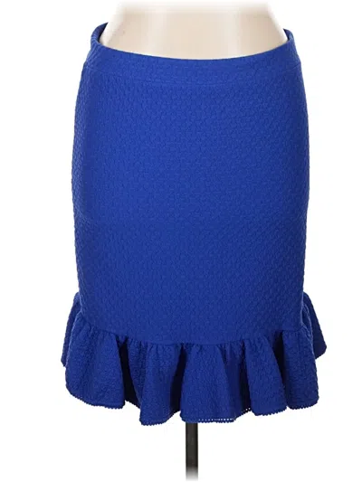 Pre-owned Anthropologie Casual Skirt In Blue