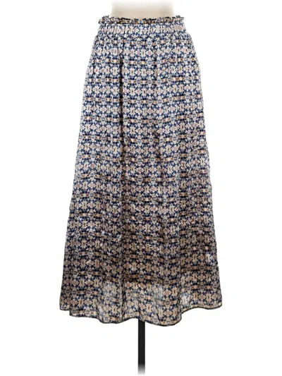 Pre-owned Anthropologie Casual Skirt In Blue