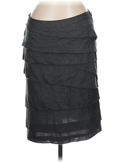 Pre-owned Anthropologie Casual Skirt In Gray