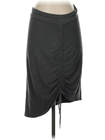 Pre-owned Anthropologie Casual Skirt In Gray