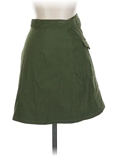 Pre-owned Anthropologie Casual Skirt In Green