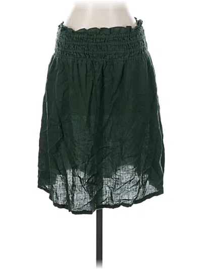 Pre-owned Anthropologie Casual Skirt In Green