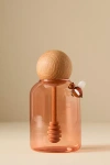 Anthropologie Catania Glass Honey Pot In Brown