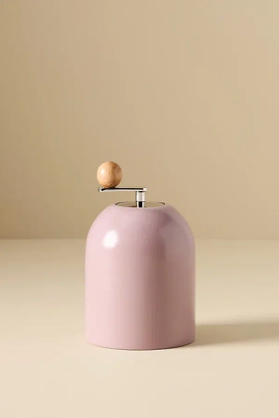 Anthropologie Catania Mango Wood Salt & Pepper Mill In Pink