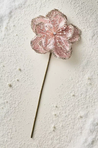Anthropologie Celestial Flower Tree Pick In Pink
