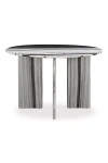 Anthropologie Celia 48" Panda Marble Round Dining Table