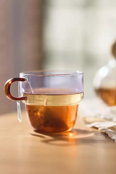 Anthropologie Celia Glass Mug In Multi