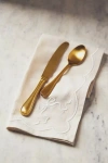 Anthropologie Benedita Bow Cotton Embroidered Napkins, Set Of 4