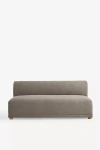 Anthropologie Celine Performance Weave Modular Armless Sofa In Gray