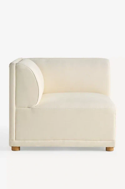 Anthropologie Celine Performance Weave Modular Corner Chair In Neutral