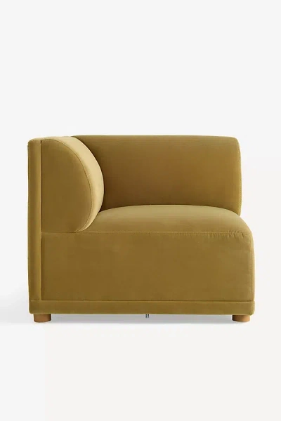 Anthropologie Celine Velvet Modular Corner Chair