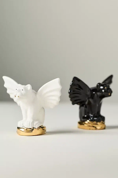 Anthropologie Ceramic Gargoyle Decorative Object In Multi
