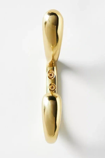 Anthropologie Chantel Bath Hook In Gold