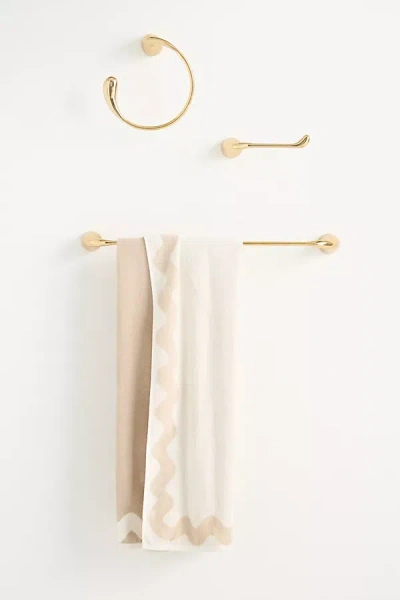 Anthropologie Chantel Towel Ring In Gold