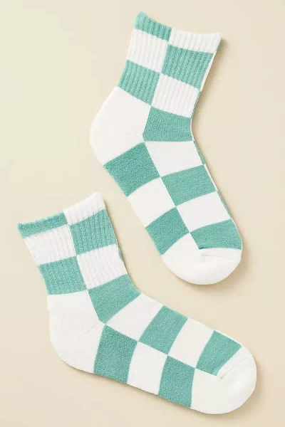 Anthropologie Checkered Socks In Multi