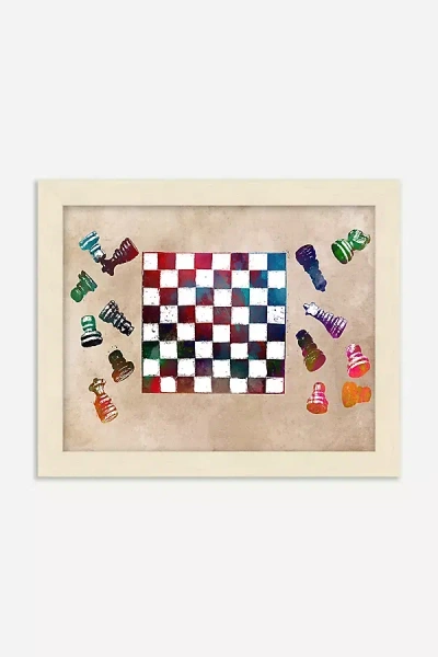 Anthropologie Checkmate Wall Art In Multi